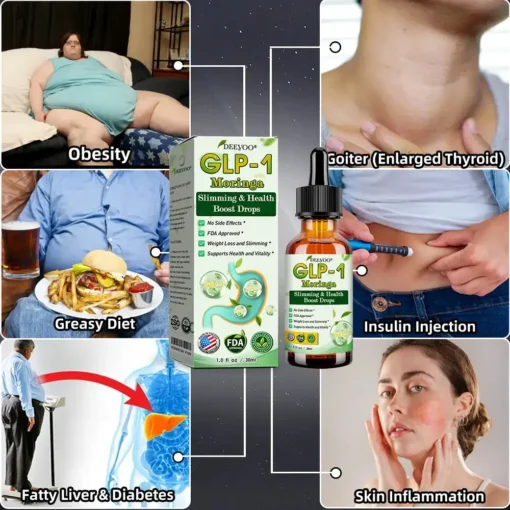 DEEVOO® 𝐆𝐋𝐏-𝟏 𝐌𝐨𝐫𝐢𝐧𝐠𝐚 𝐒𝐥𝐢𝐦𝐦𝐢𝐧𝐠 & 𝐇𝐞𝐚𝐥𝐭𝐡 𝐁𝐨𝐨𝐬𝐭 𝐃𝐫𝐨𝐩𝐬