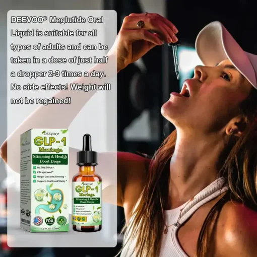 DEEVOO® 𝐆𝐋𝐏-𝟏 𝐌𝐨𝐫𝐢𝐧𝐠𝐚 𝐒𝐥𝐢𝐦𝐦𝐢𝐧𝐠 & 𝐇𝐞𝐚𝐥𝐭𝐡 𝐁𝐨𝐨𝐬𝐭 𝐃𝐫𝐨𝐩𝐬